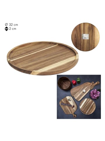 Serveerdienblad naturel - Ø 32 cm