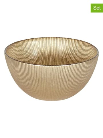 4er-Set: Schalen in Gold - 700 ml