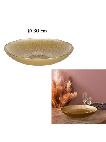 Salatschale in Gold - Ø 30 cm