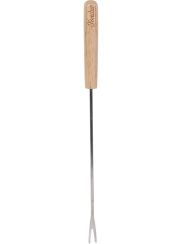 6er-Set: Fonduegabeln in Hellbraun - (L)23 cm - (L)23 cm