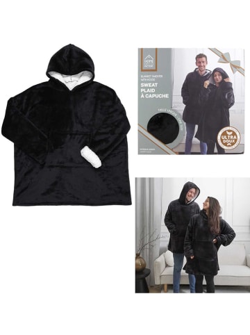 Knuffelhoodie zwart