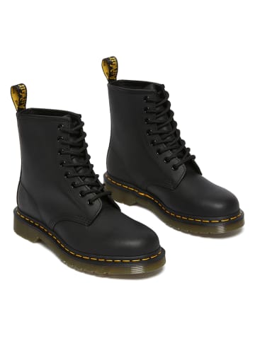 Leder-Boots in Schwarz