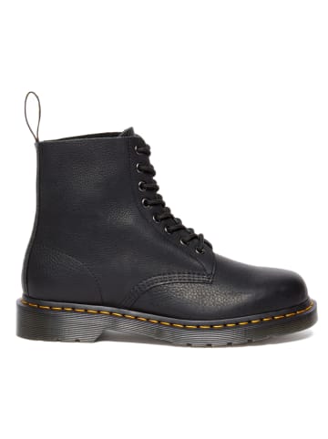 Leder-Boots in Schwarz