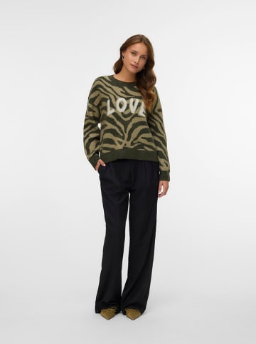 Sweter w kolorze khaki
