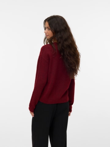Sweter w kolorze bordowym