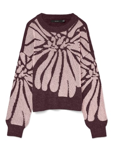 Sweter w kolorze bordowym