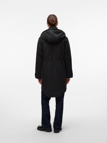 Parka w kolorze czarnym