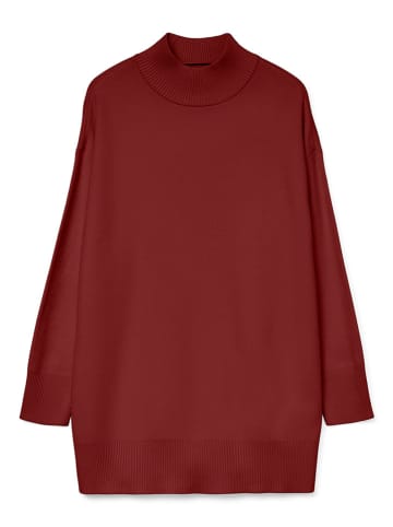 Sweter w kolorze bordowym