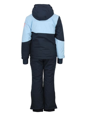 2-delige ski-/snowboardoutfit lichtblauw/donkerblauw