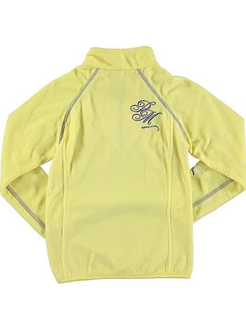 Fleece trui geel