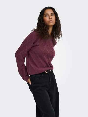 Sweter "Sigrid" w kolorze bordowym
