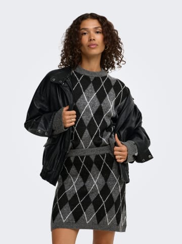 Sweter "Bianka" w kolorze antracytowo-czarnym