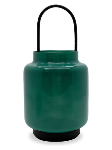 Lampion w kolorze turkusowym - wys. 30 cm