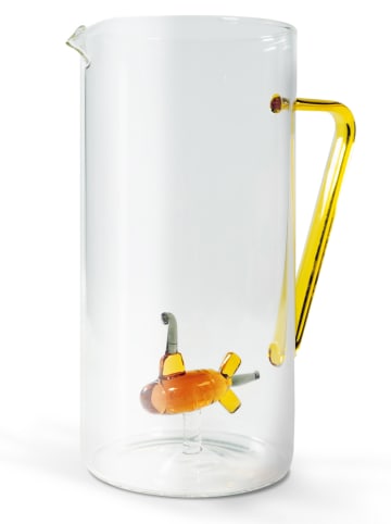 Karaffe in Transparent/ Gelb - 1,2 l