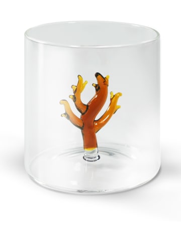 Szklanka "Coral" w kolorze jasnobrązowym - 250 ml