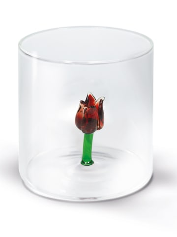 Szklanka "Tulip" w kolorze czerwonym - 250 ml