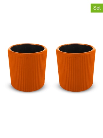 Kubki (2 szt.) w kolorze pomarańczowym - 100 ml