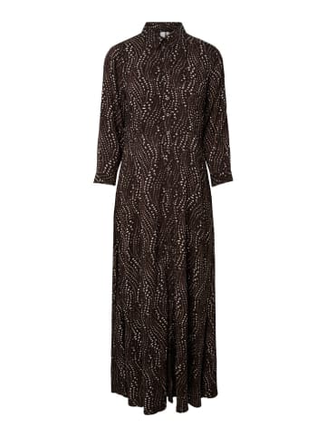 Kleid in Dunkelbraun