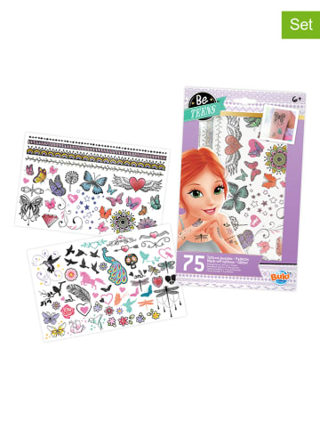 75-częściowy zestaw "Glitter Tattoos" - 6+