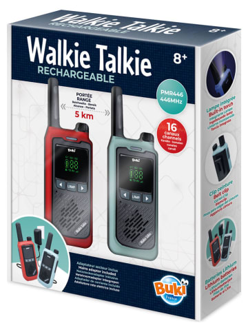 Walkie-talkie w kolorze niebiesko-czerwonym dla dzieci - 8+
