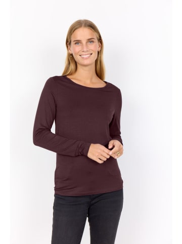 soyaconcept Longsleeve "Marica" in Aubergine
