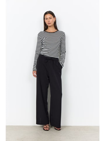 soyaconcept Longsleeve "Helle" zwart/wit