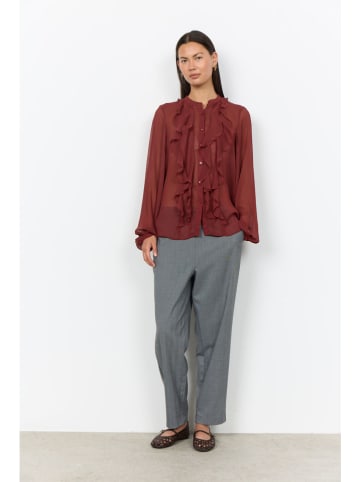 soyaconcept Bluse "Naia" in Rotbraun