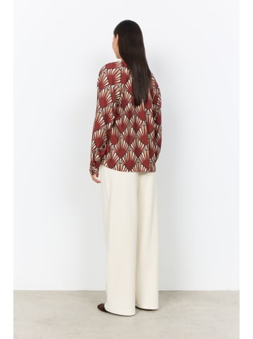 soyaconcept Bluse "Halin" in Braun/ Beige
