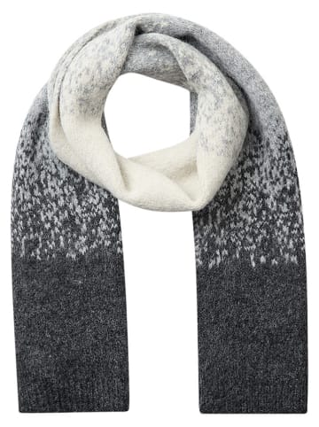 soyaconcept Schal "Hasita" in Anthrazit/ Creme