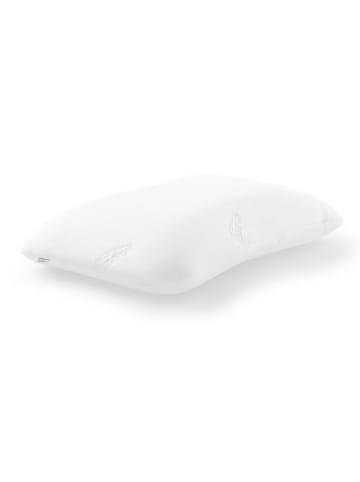 Jersey-Kissenbezug in Weiß - (L)80 x (B)40 cm