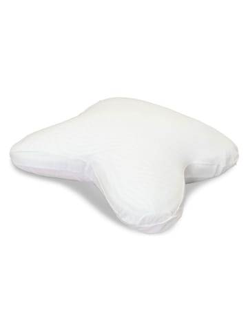 Jersey-Kissenbezug "Ombracio" in Weiß - (L)56 x (B)48 cm