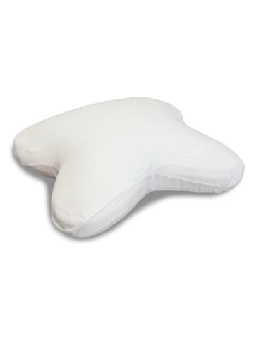 Jersey-Kissenbezug "Ombracio" in Weiß - (L)56 x (B)48 cm