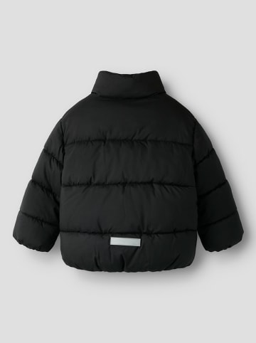 name it Doorgestikte jas "Forty" zwart