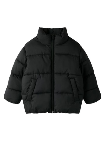 name it Doorgestikte jas "Forty" zwart