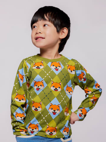 Koszulka "Foxes" w kolorze zielonym