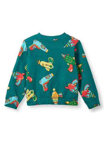 Sweatshirt "Space Blasters" in Grün