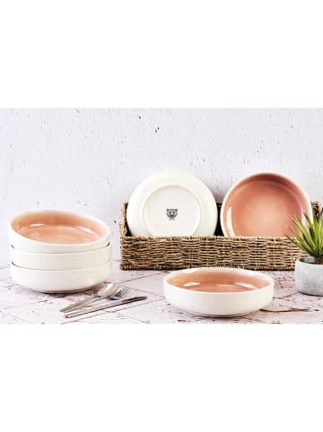 6er-Set: Frühstücksschalen "Oxygen" in Rosa - Ø 22 cm