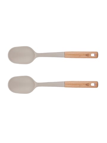 Salatbesteck "Gunnar" in Braun/ Grau - (H)33 cm