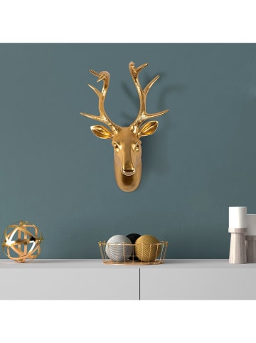 Wanddekor "Bust of deer" - (B)26 x (H)38 x (T)17 cm