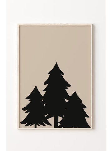 3er-Set: Gerahmte Kunstdrucke - (L)48 x (B)33 cm