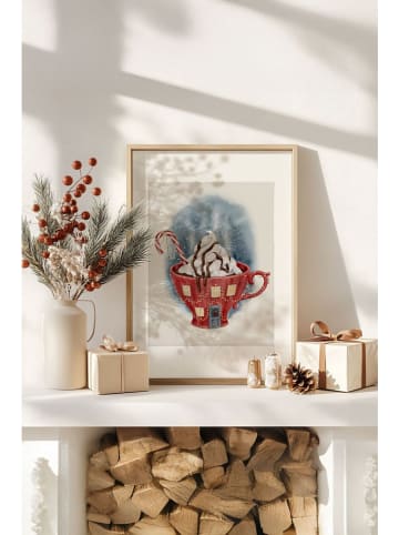 Gerahmter Kunstdruck - (L)48 x (B)33 cm