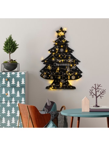 Dekoracja ścienna LED w kolorze czarnym - 70 x 100 cm