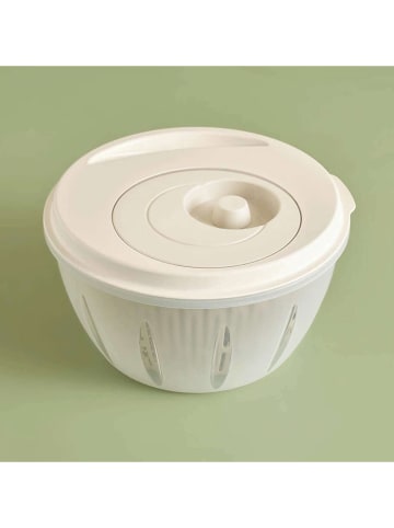 Salatschleuder in Creme - (H)14 x  Ø 26 cm