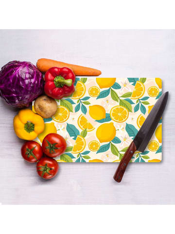 Schneidebrett in Gelb/ Grün - (L)40 x (B)30 cm