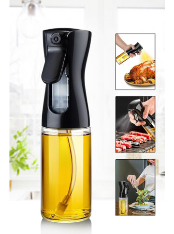 Oliedispenser zwart - 210 ml