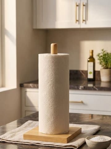 Keukenrolhouder naturel - (B)12 cm x (H)24,5 cm
