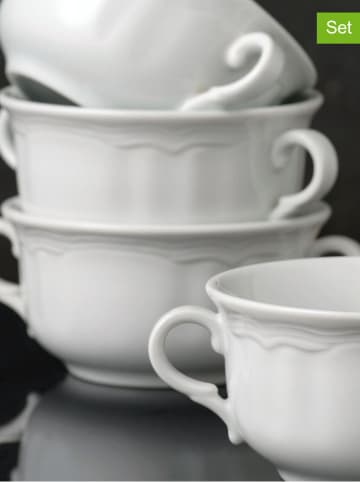 4er-Set: Suppenschalen in Weiß - 350 ml