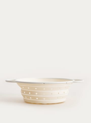 Sieb "Mollis" in Creme - (H)21 x Ø 28 cm