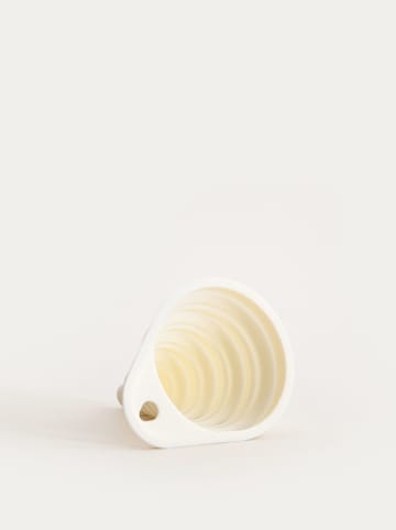 Trichter "Mollis" in Creme - (H)11 cm