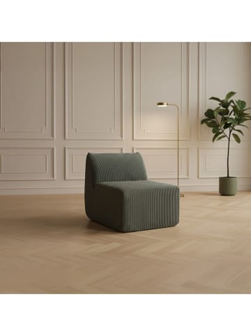 Fotel "Selva" w kolorze oliwkowym - 59,5 x 80 x 62 cm